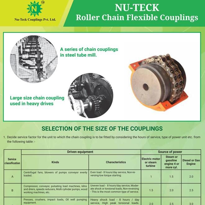 Roller Chain Flexible Couplings